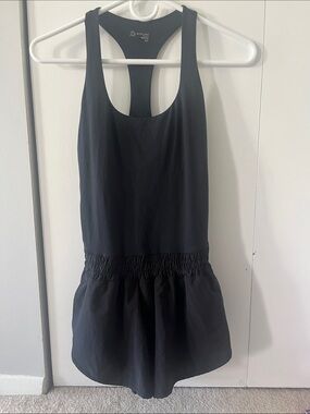 aerie Black Racerback Romper